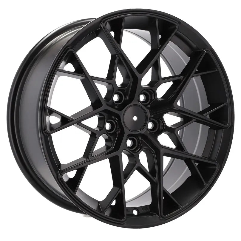Alu kola Racing Line Q1131 8x18 5x100 ET35 57.1 Black Half Matt | Wheelsup.cz