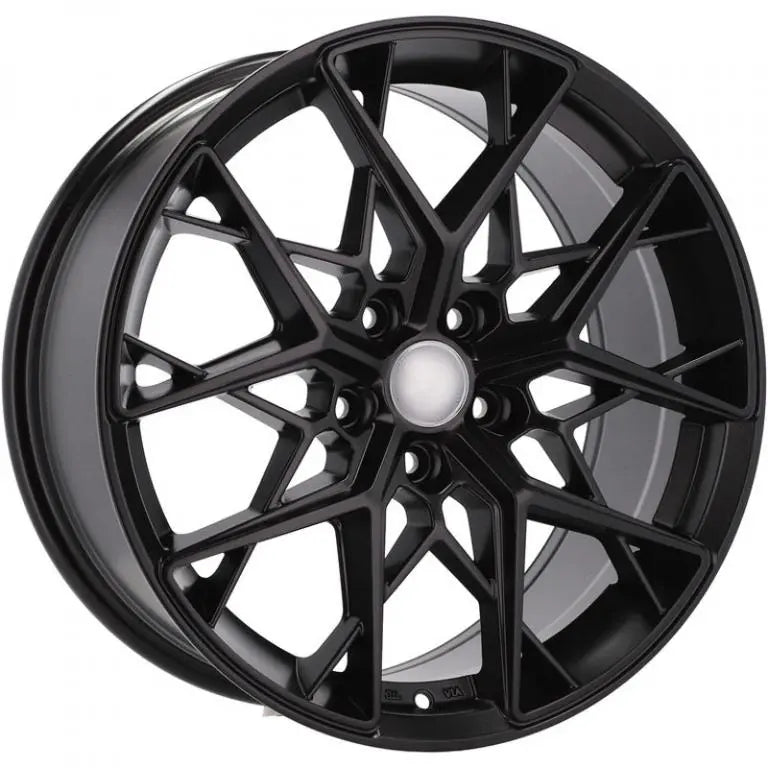 Alu kola Racing Line Q1131 7.5x17 5x112 ET40 66.6 Black Half Matt | Wheelsup.cz