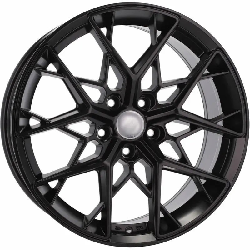 Alu kola Racing Line Q1131 8x18 5x100 ET35 57.1 Black Half Matt | Wheelsup.cz