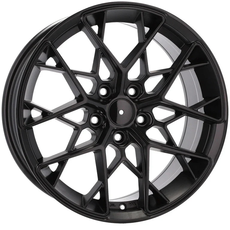 Alu kola Racing Line Q1131 7.5x17 5x112 ET40 66.6 Black Half Matt | Wheelsup.cz