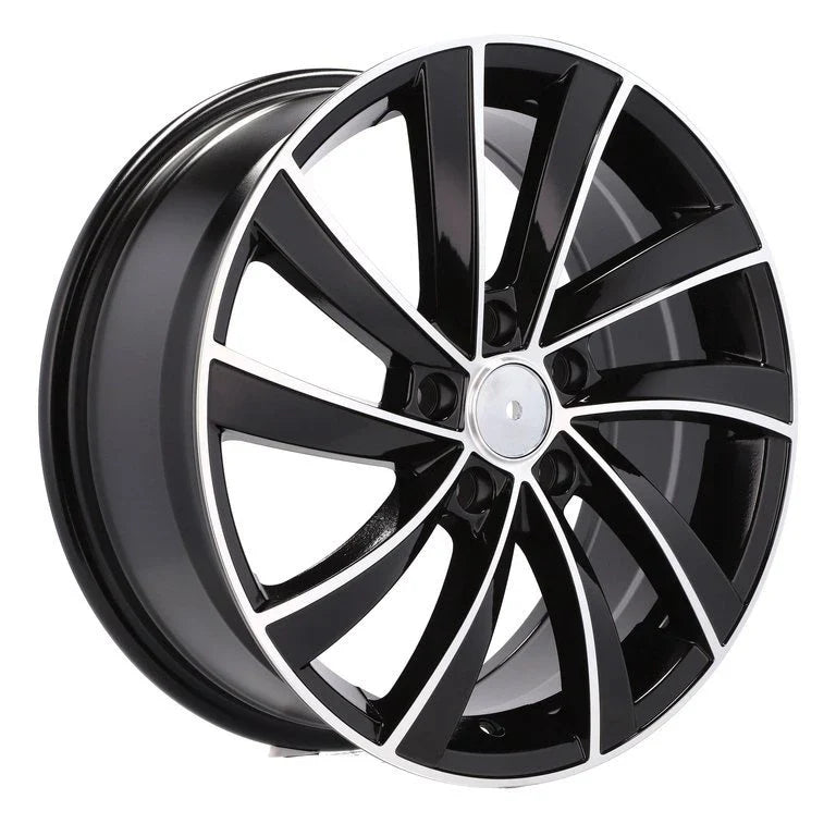 Alu kola pro Škoda SK523 7.5x18 5x112 ET51 57.1 Black Polished | Wheelsup.cz
