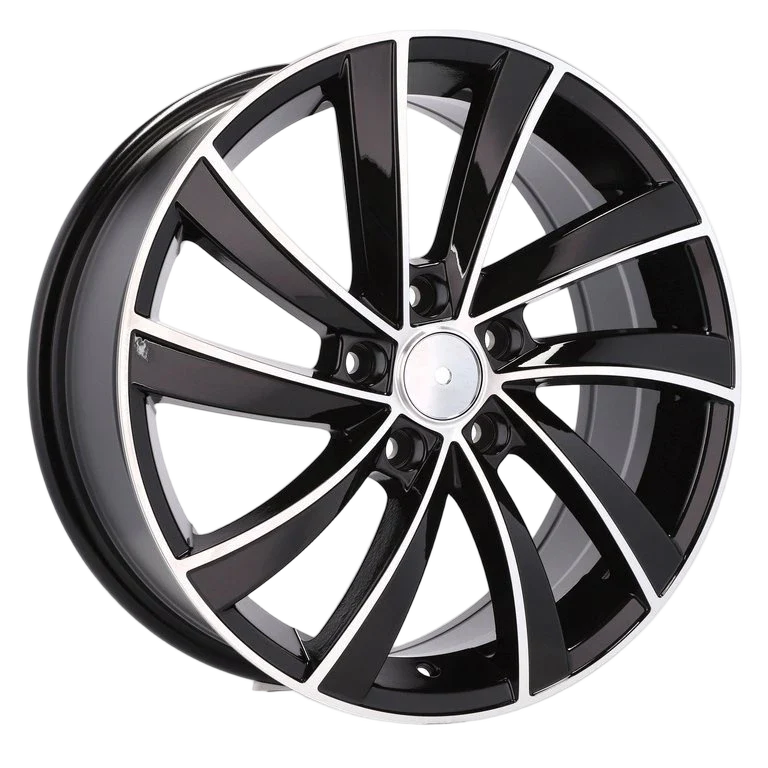 Alu kola pro Škoda SK523 6.5x16 5x112 ET42 57.1 Black Polished | Wheelsup.cz