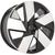 Alu kola pro Volvo SR402 8x20 5x108 ET50.5 63.4 Black Polished
