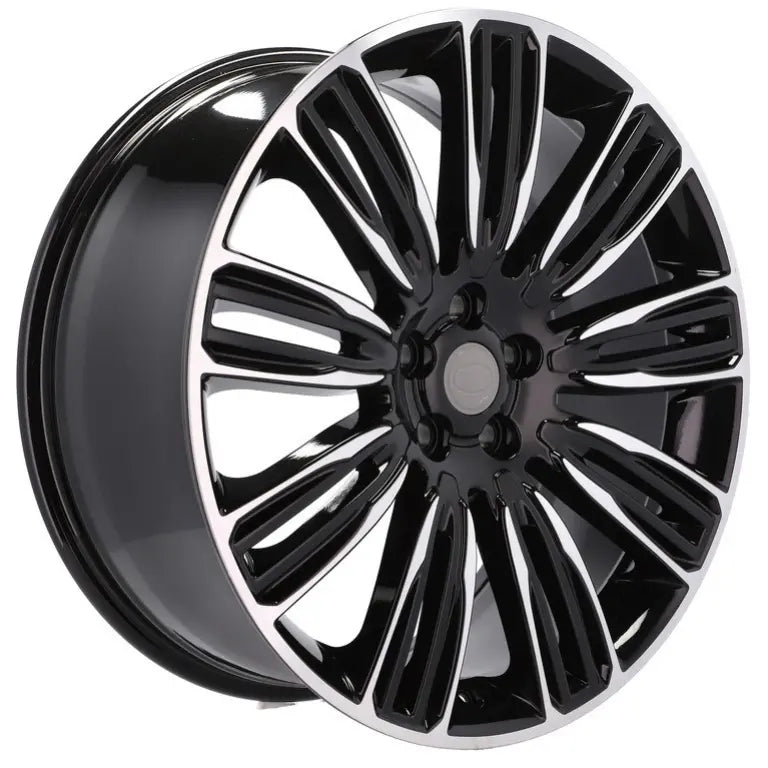 Alu kola pro Land Rover XE136 9.5x22 5x108 ET45 63.4 Black Polished | Wheelsup.cz