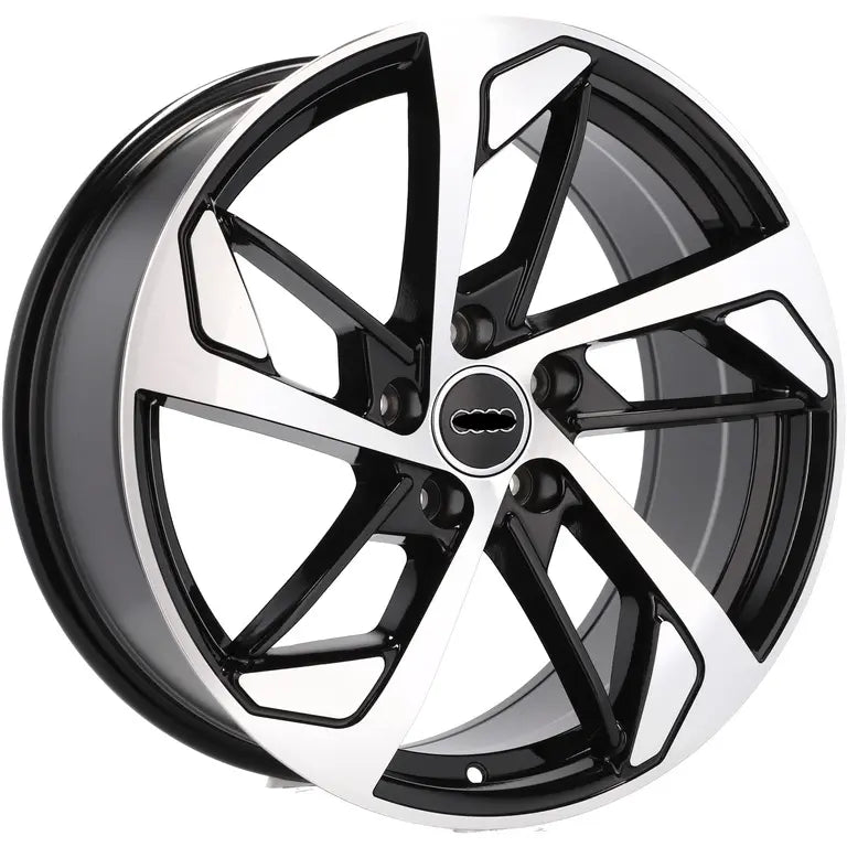 Alu kola pro Audi XE139 8.5x19 5x112 ET39 66.6 Black Polished | Wheelsup.cz
