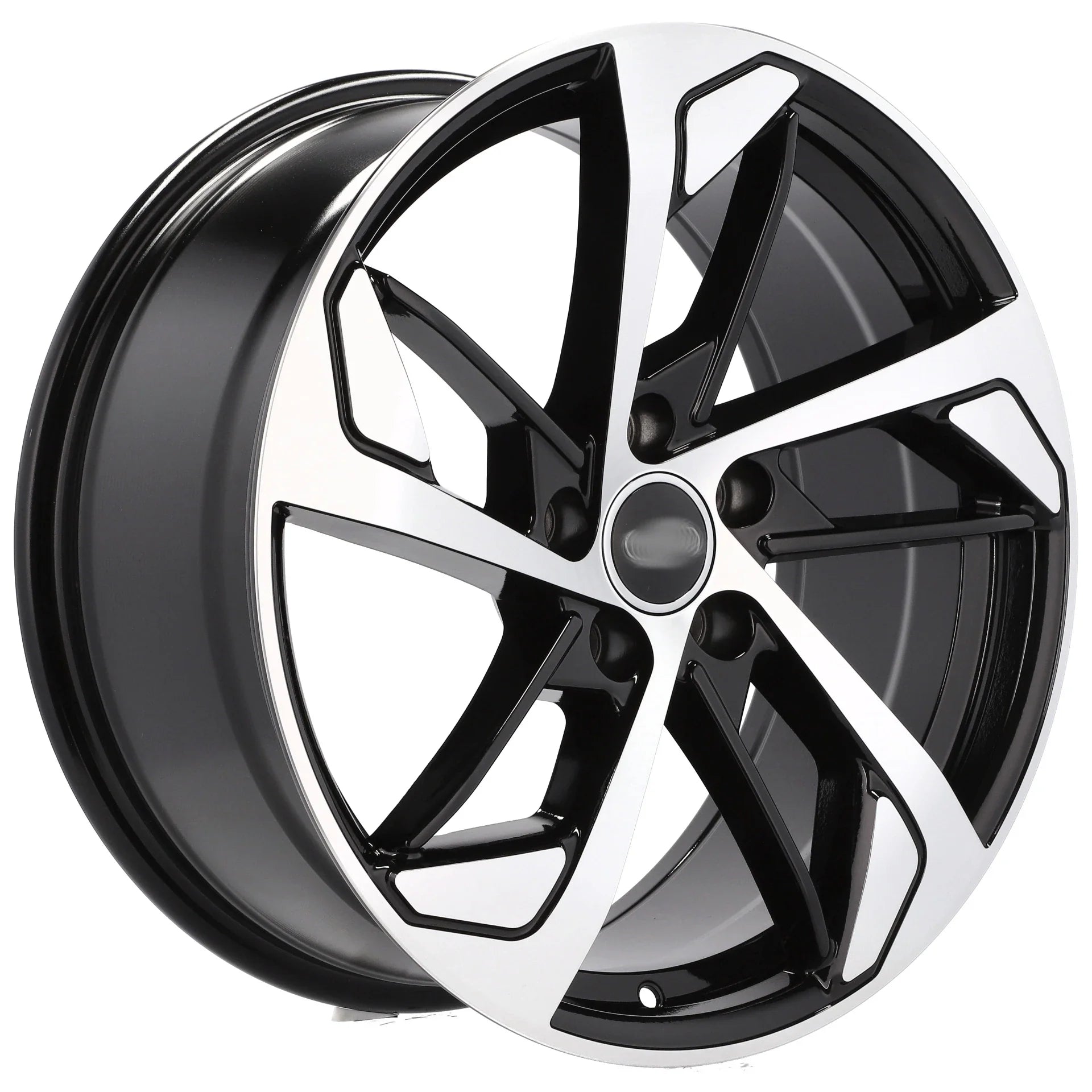 Alu kola pro Audi XE139 9.5x22 5x112 ET26 66.6 Black Polished | Wheelsup.cz