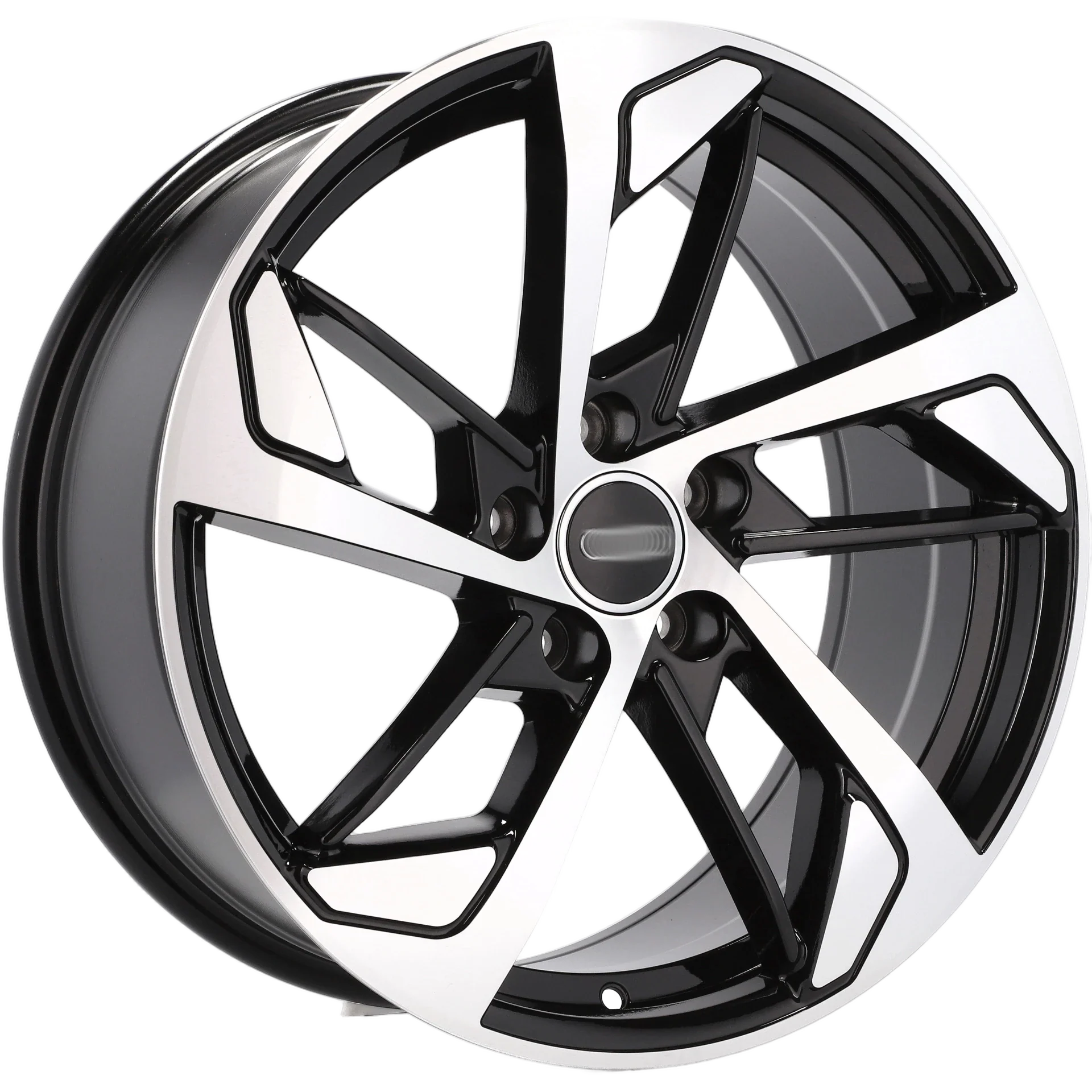 Alu kola pro Audi XE139 9.5x22 5x112 ET26 66.6 Black Polished | Wheelsup.cz