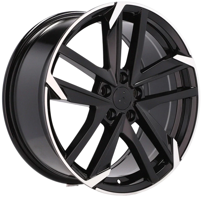 Alu kola pro Peugeot XE170 7.5x17 5x108 ET44 65.1 Black Polished | Wheelsup.cz