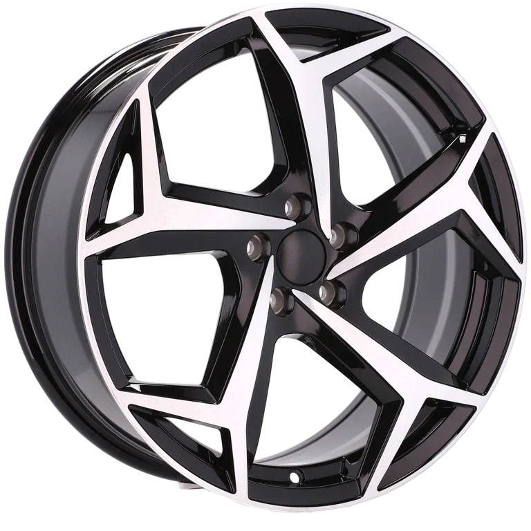 Alu kola pro Volkswagen XE182 8x18 5x112 ET44 57.1 Black Polished | Wheelsup.cz