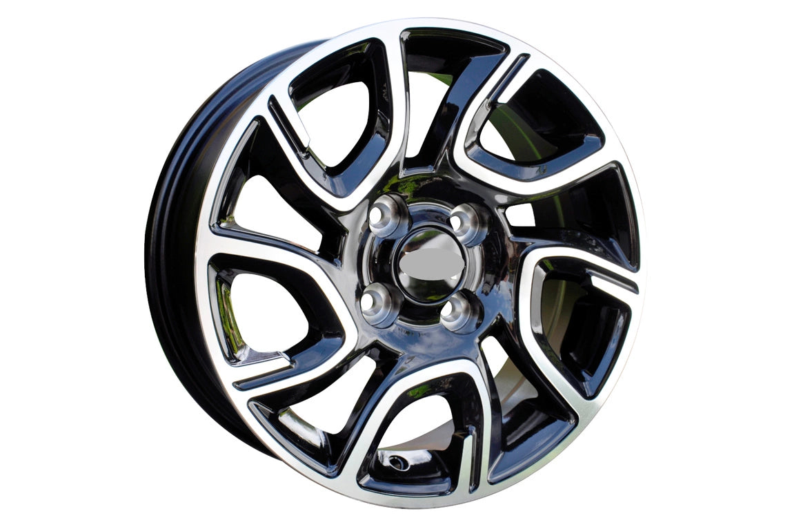 Alu kola pro Kia XE186 6x14 4x100 ET35 54.1 Black Polished