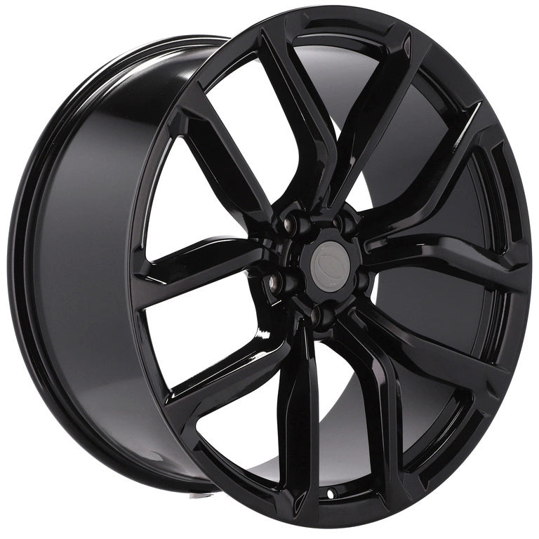 Alu kola pro Land Rover XE328 9.5x22 5x108 ET42 63.4 Black Half Matt | Wheelsup.cz