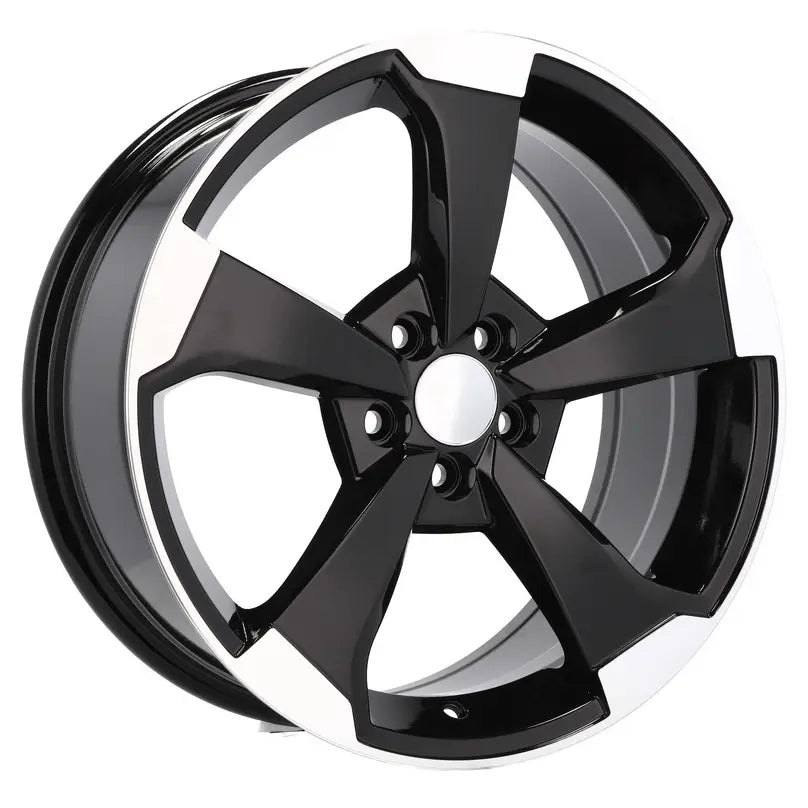 Alu kola pro Audi XE351 8x18 5x112 ET35 66.6 Black Polished