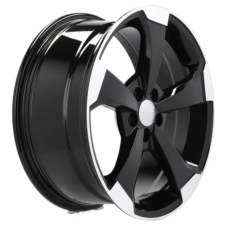 Alu kola pro Audi XE351 8x18 5x112 ET45 66.6 Black Polished | Wheelsup.cz