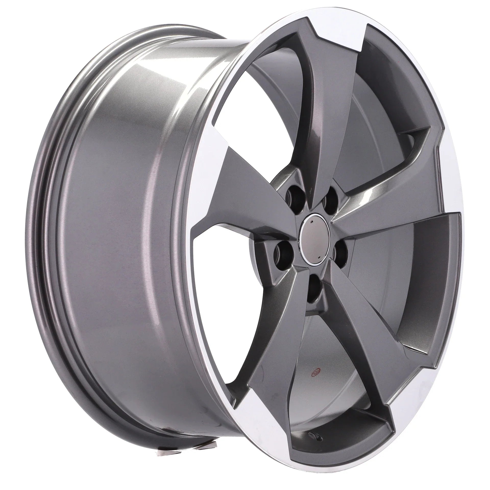 Alu kola pro Audi XE351 7.5x17 5x112 ET40 66.6 Grey Polished Half Matt | Wheelsup.cz
