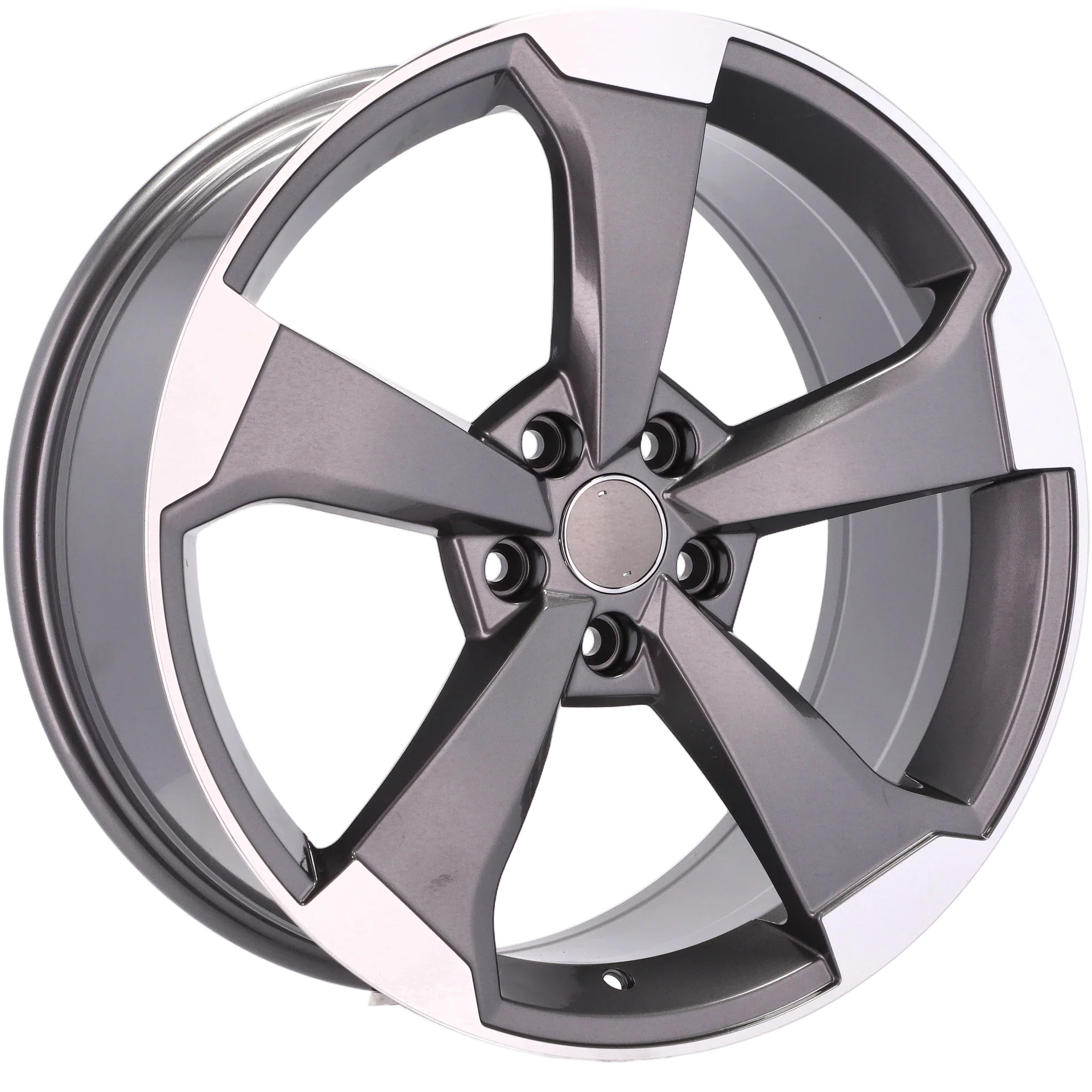 Alu kola pro Audi XE351 8x18 5x112 ET45 66.6 Grey Polished Half Matt | Wheelsup.cz