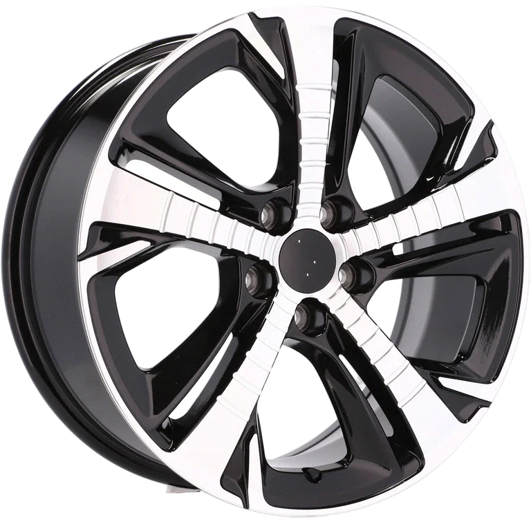 Alu kola pro Peugeot XE410 7.5x17 5x108 ET44 65.1 Black Polished | Wheelsup.cz