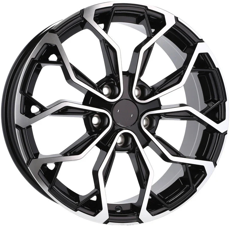 Alu kola pro Renault XF260 7x17 5x114.3 ET43 66.1 Black Polished | Wheelsup.cz