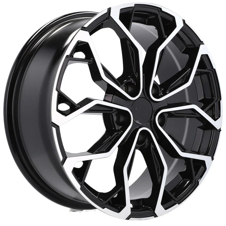 Alu kola pro Renault XF260 7x17 5x114.3 ET43 66.1 Black Polished | Wheelsup.cz