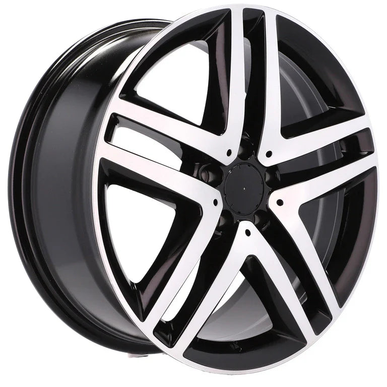 Alu kola pro Mercedes XFE69 8x19 5x112 ET52 66.6 Black Polished | Wheelsup.cz