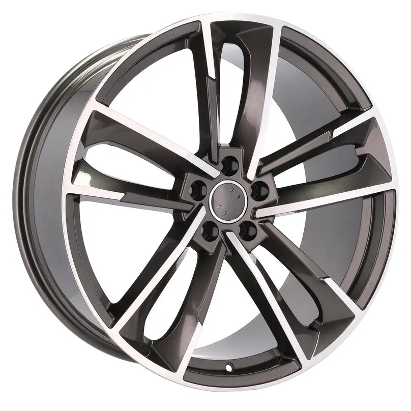 Alu kola pro Audi XFE81 8.5x19 5x112 ET27 66.6 Grey Polished | Wheelsup.cz