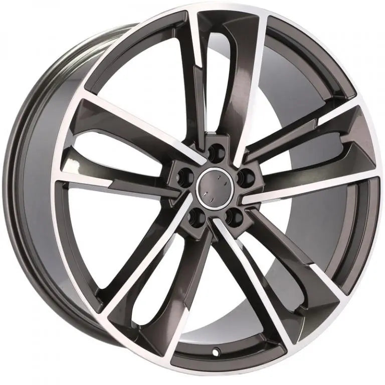 Alu kola pro Audi XFE81 8.5x19 5x112 ET27 66.6 Grey Polished | Wheelsup.cz