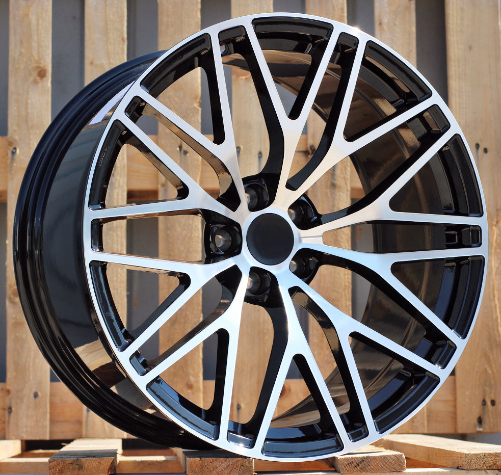Alu kola Racing Line XFRGW 9x20 5x112 ET26 Black Polished Porche WheelsUp