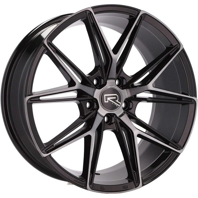 Alu kola HAXER Y0036 8x18 5x114.3 ET40 73.1 Black & Tinted Face