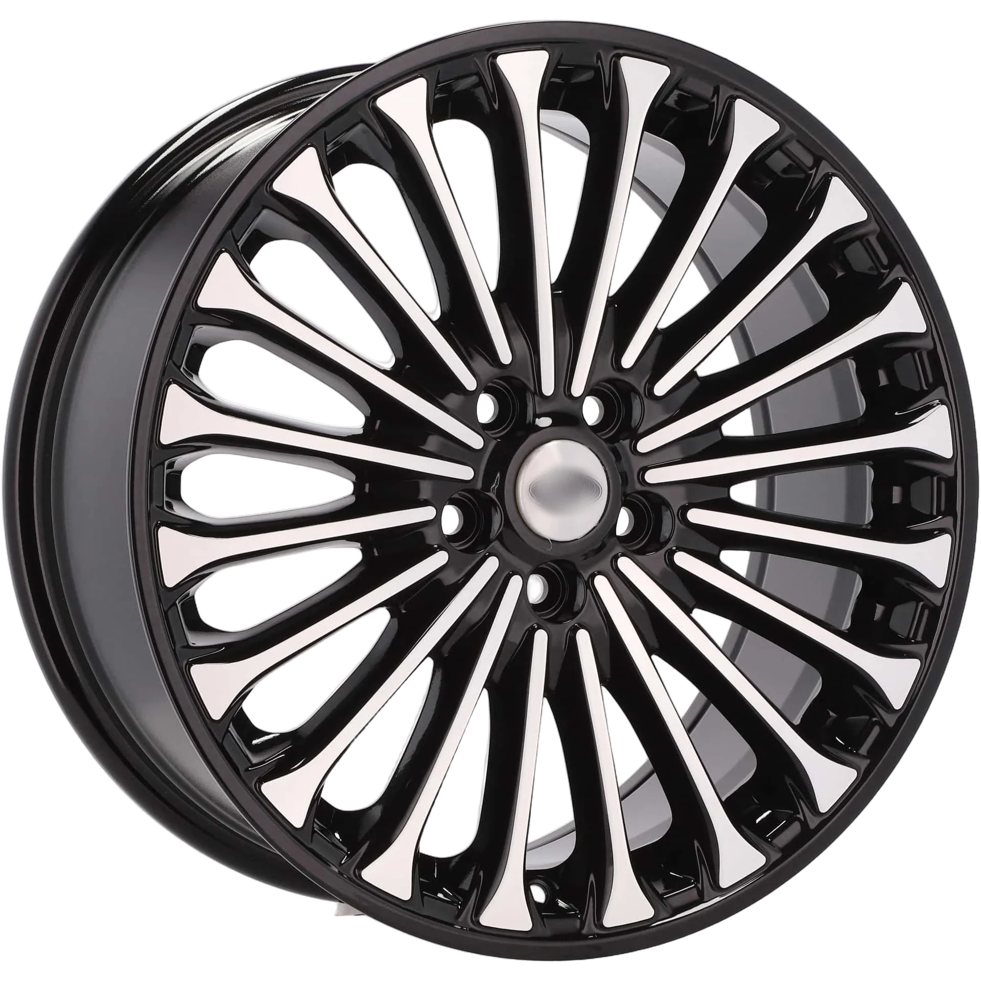 Alu kola pro Ford Y0056 8x18 5x108 ET55 63.4 Black Polished | Wheelsup.cz