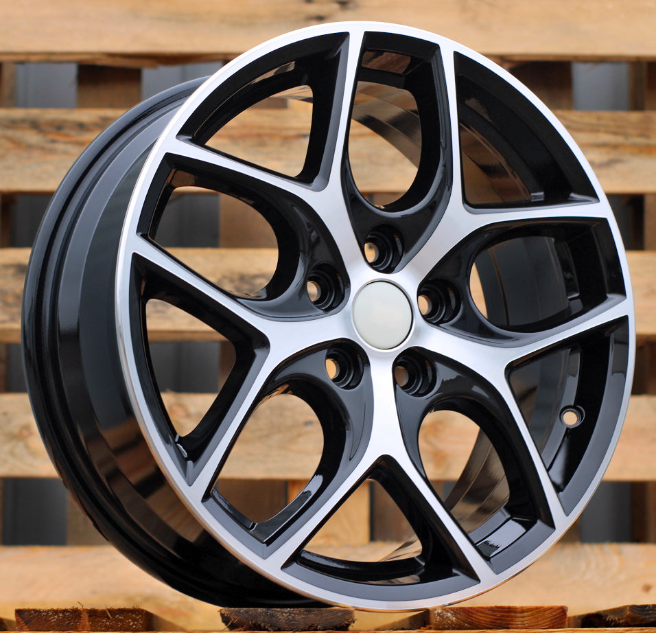 Alu kola Racing Line Y0058 7x17 5x108 ET50 černá, Ford WheelsUp