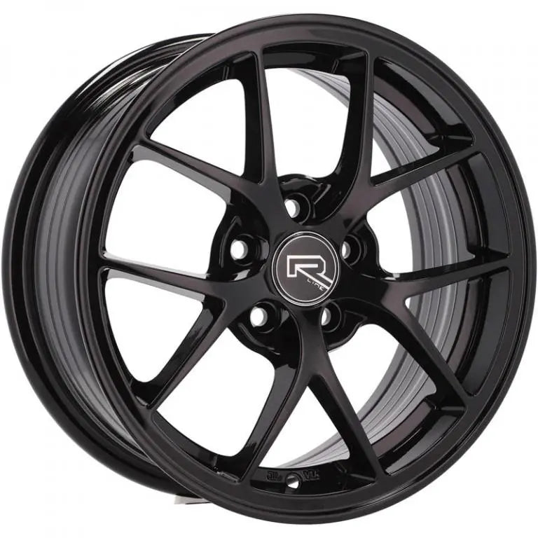 Alu kola Racing Line Y0134 7x16 5x110 ET41 65.1 Black Half Matt | Wheelsup.cz