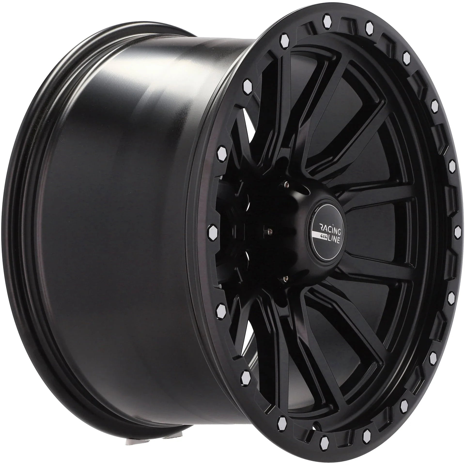 Alu kola pro Offroad Y0156 10x18 6x139.7 ET-18 110.1 Black Half Matt | Wheelsup.cz