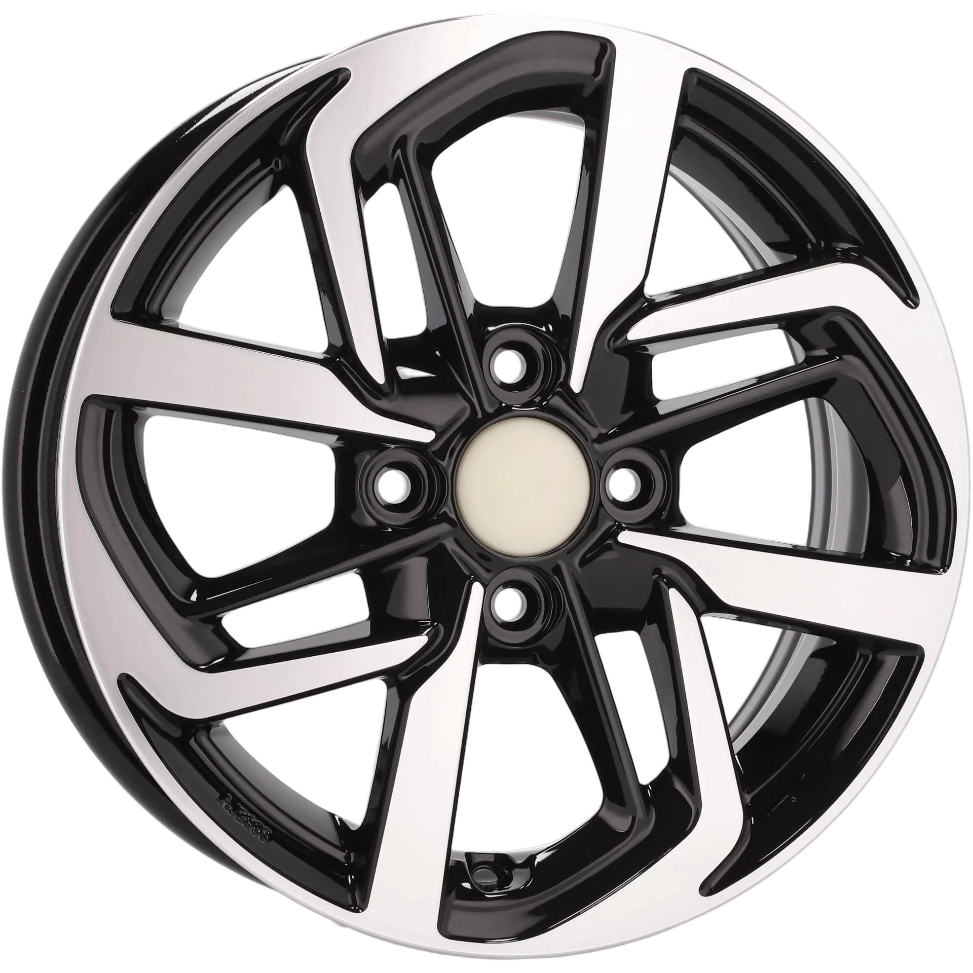 Alu kola pro Hyundai Y1126 5x14 4x100 ET41 54.1 Black Polished | Wheelsup.cz