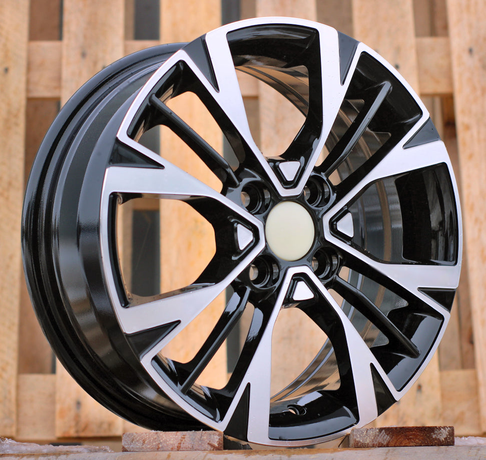 Alu kola Kia Y1127 6x15 4x100 ET51 Black Polished-Alu kola-WheelsUp