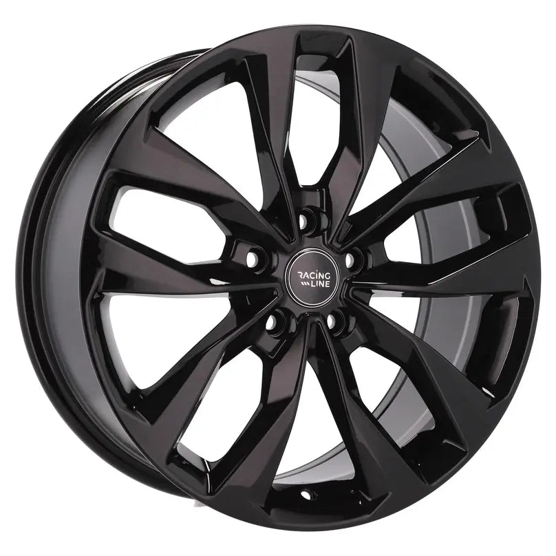 Alu kola Racing Line Y1144 6.5x16 5x114.3 ET45 67.1 Black Half Matt | Wheelsup.cz
