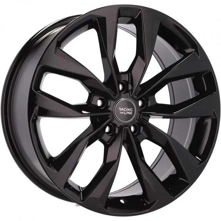 Alu kola Racing Line Y1144 6.5x16 5x114.3 ET45 67.1 Black Half Matt | Wheelsup.cz