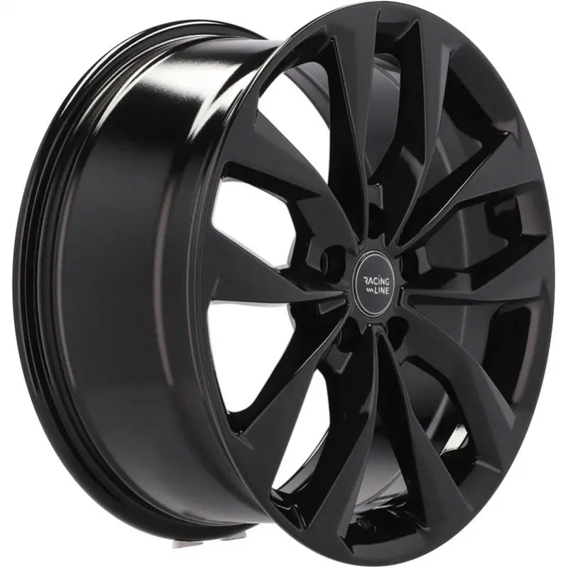 Alu kola Racing Line Y1144 6.5x16 5x114.3 ET45 67.1 Black Half Matt | Wheelsup.cz