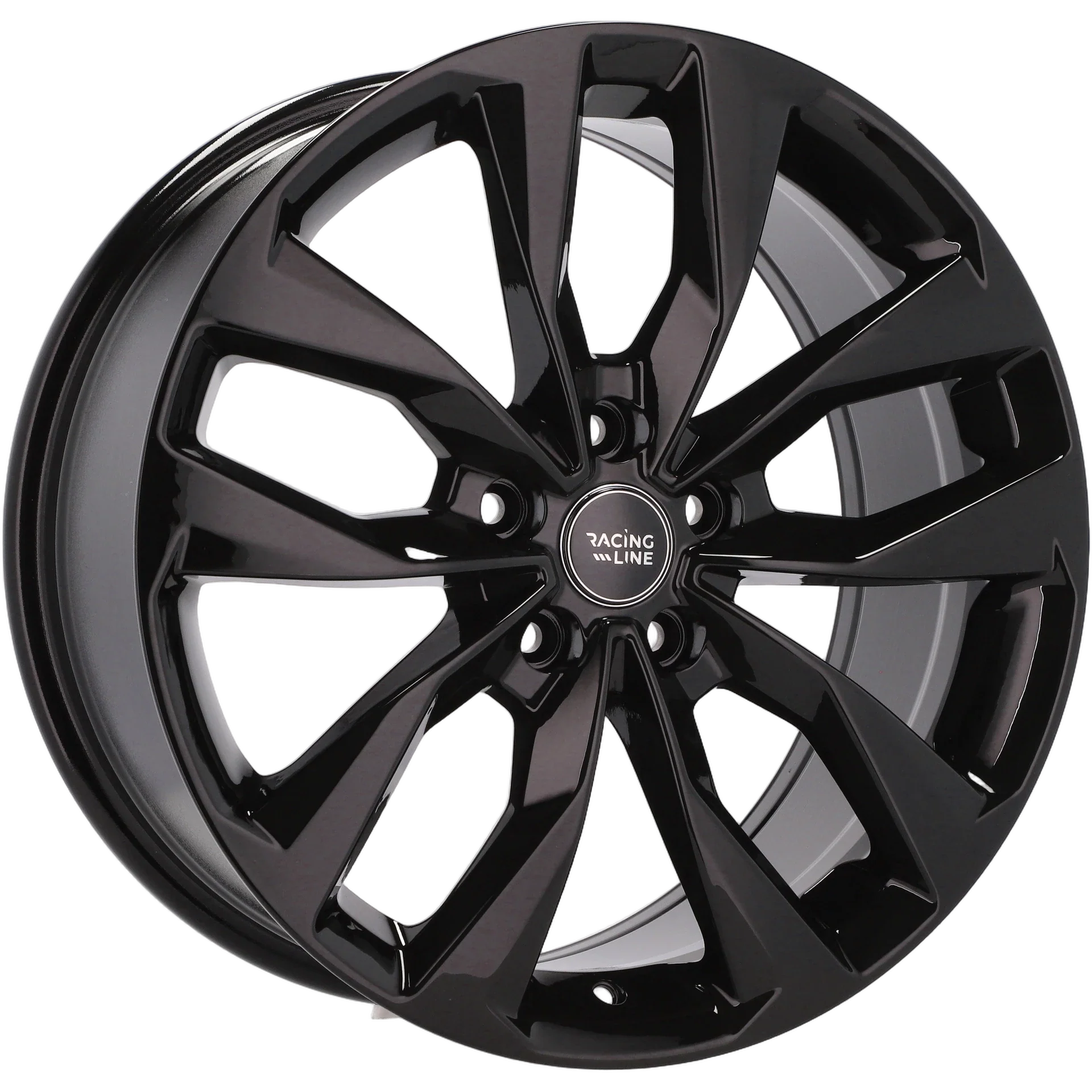 Alu kola Racing Line Y1144 6.5x16 5x105 ET39 56.6 Black | Wheelsup.cz