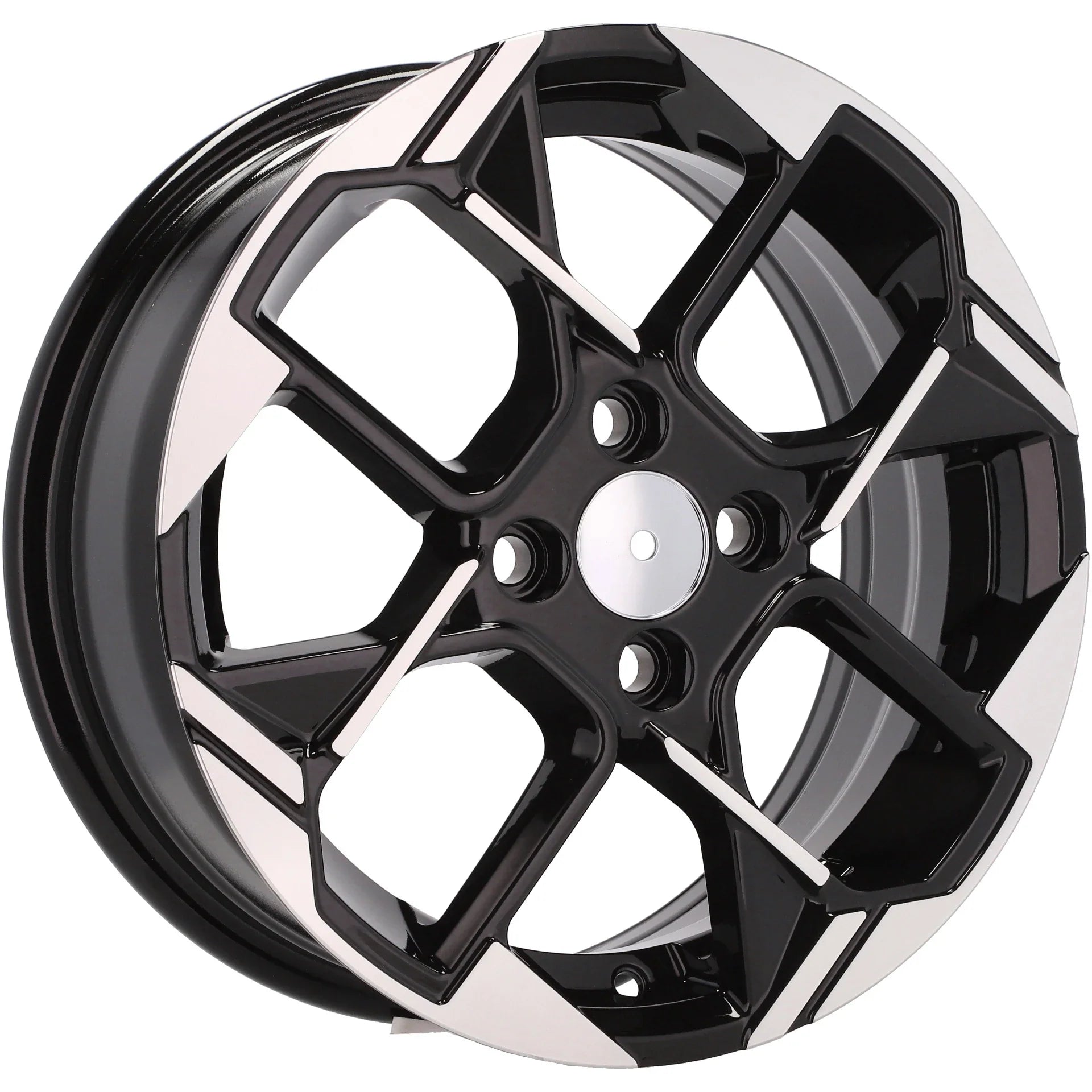 Alu kola pro Kia Y1184 6x15 4x100 ET51 54.1 Black Polished | Wheelsup.cz