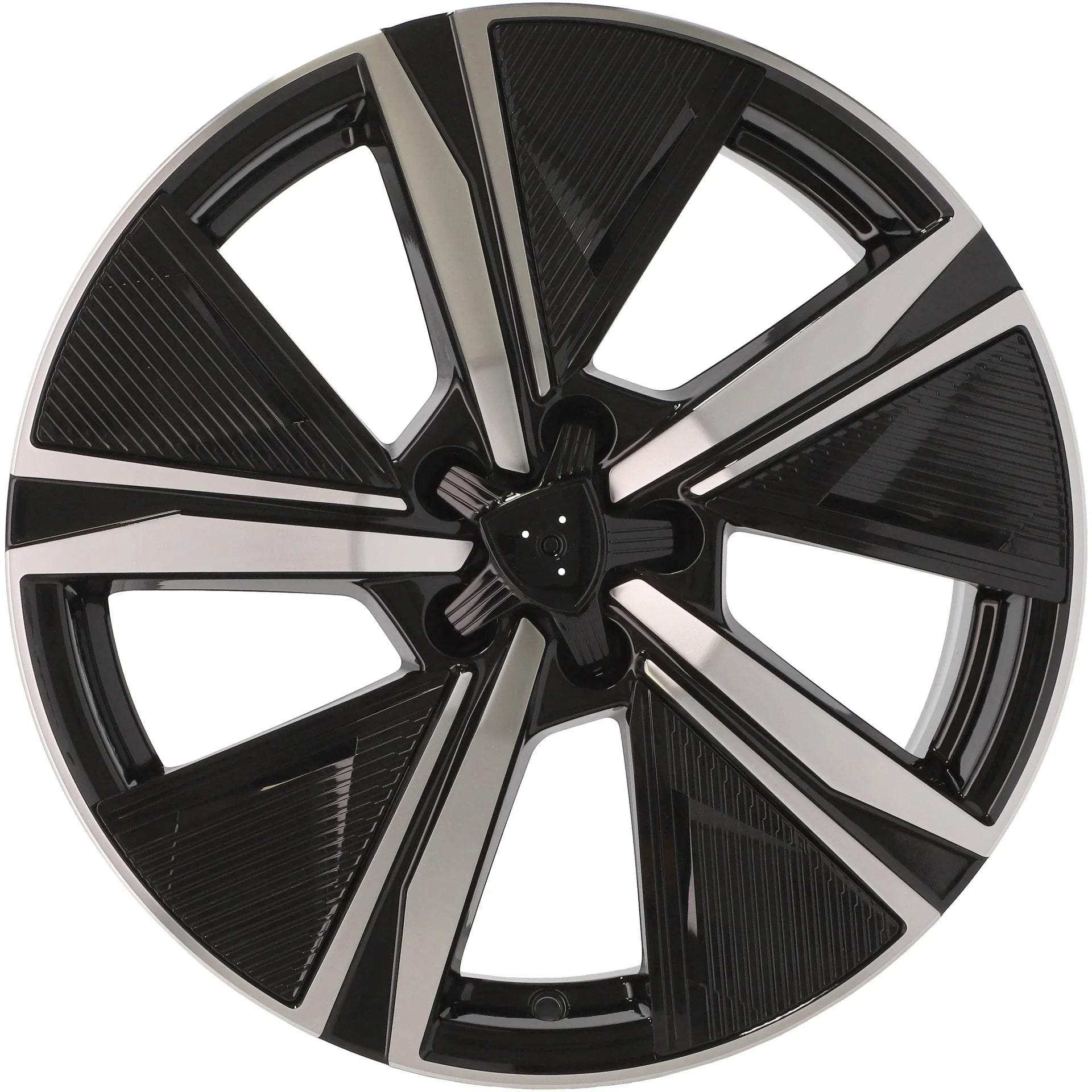 Alu kola pro Peugeot Y1187F 7.5x18 5x108 ET44 65.1 Black Polished