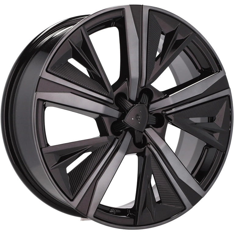 Alu kola pro Peugeot Y1187 7.5x17 5x108 ET44 65.1 Black & Tinted Face