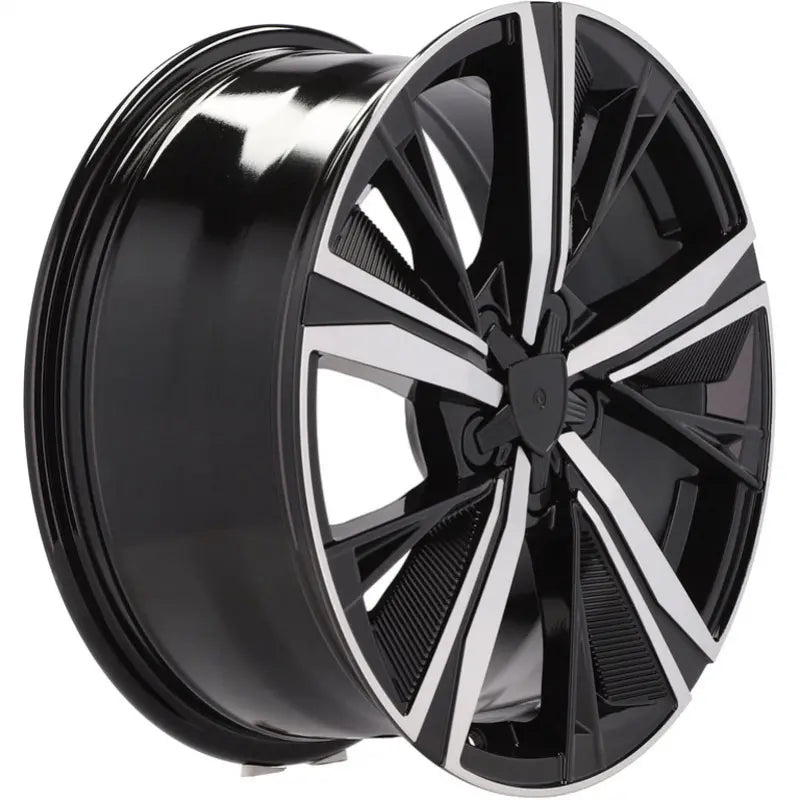 Alu kola pro Peugeot Y1187 7.5x18 5x108 ET44 65.1 Black Polished | Wheelsup.cz