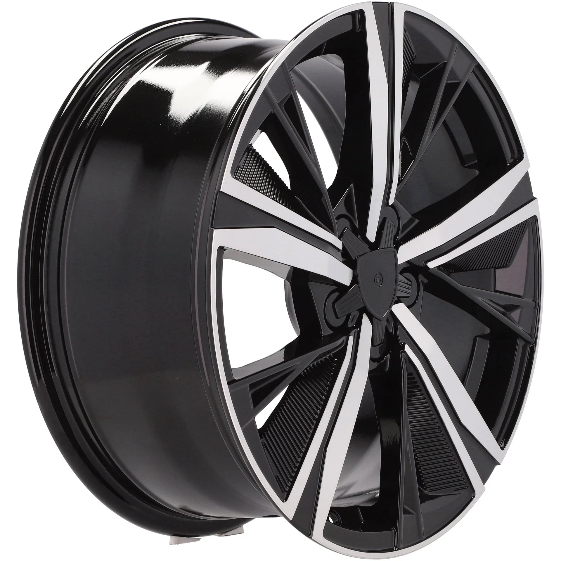 Alu kola pro Peugeot Y1187 7.5x17 5x108 ET44 65.1 Black Polished | Wheelsup.cz
