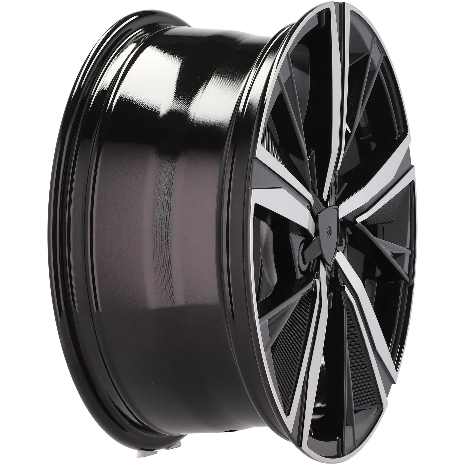 Alu kola pro Peugeot Y1187 7.5x17 5x108 ET44 65.1 Black Polished | Wheelsup.cz