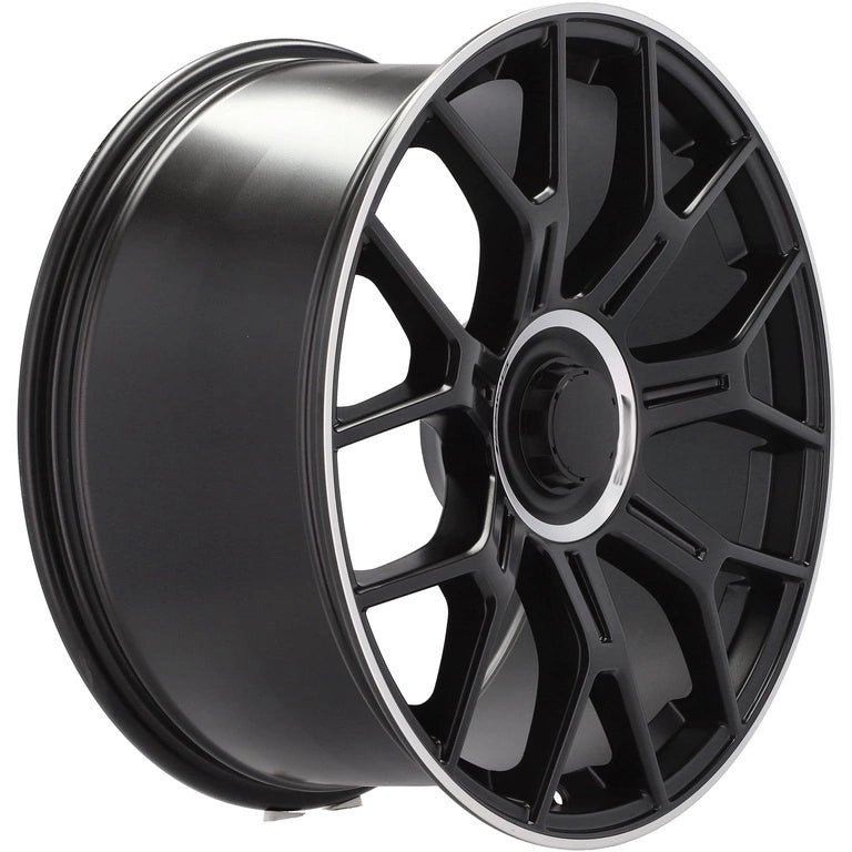 Alu kola pro Mercedes Y1188 8.5x21 5x112 ET40 66.6 Black Half Matt & Polished Lip | Wheelsup.cz