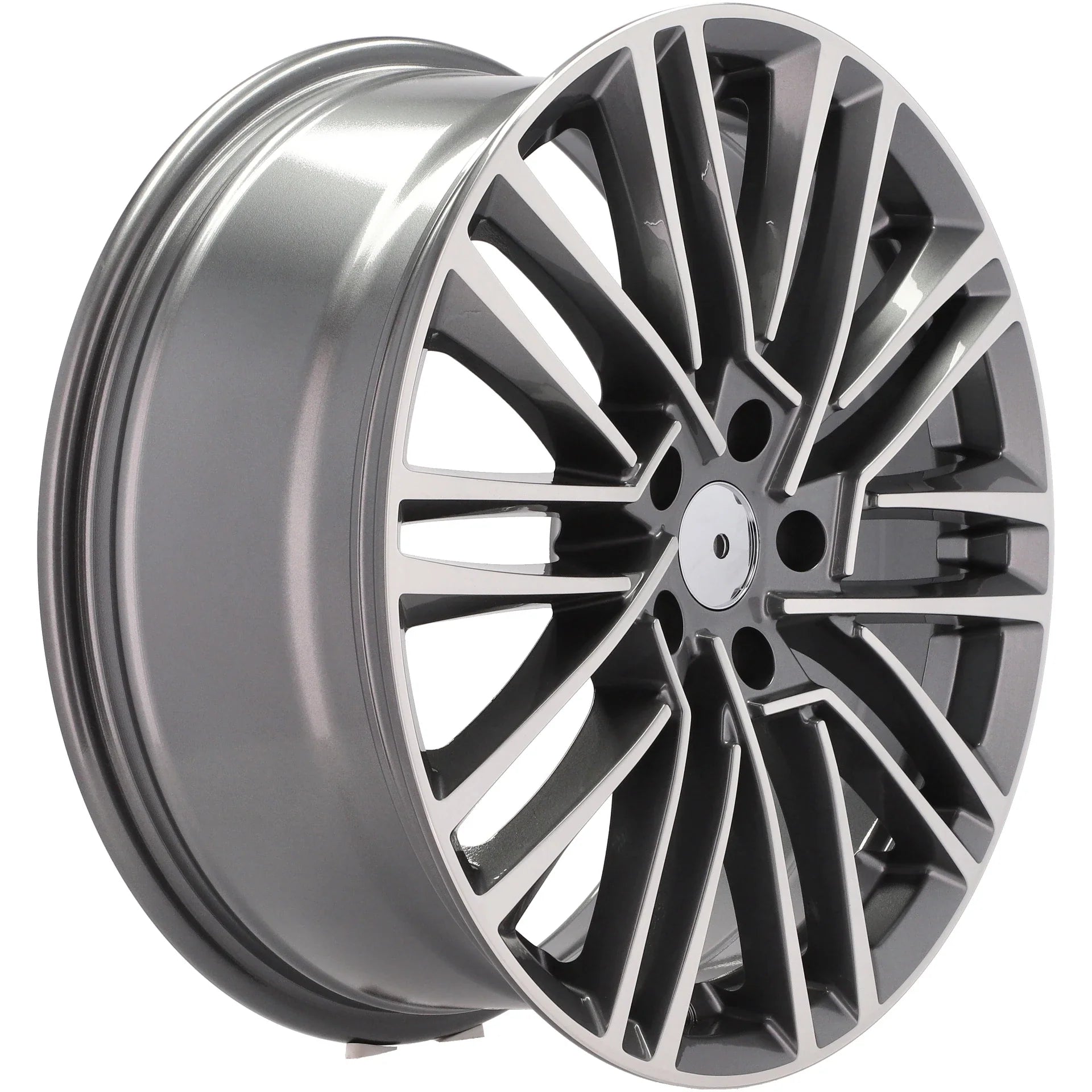 Alu kola pro Škoda Y1191 7.5x18 5x112 ET48 57.1 Grey Polished | Wheelsup.cz