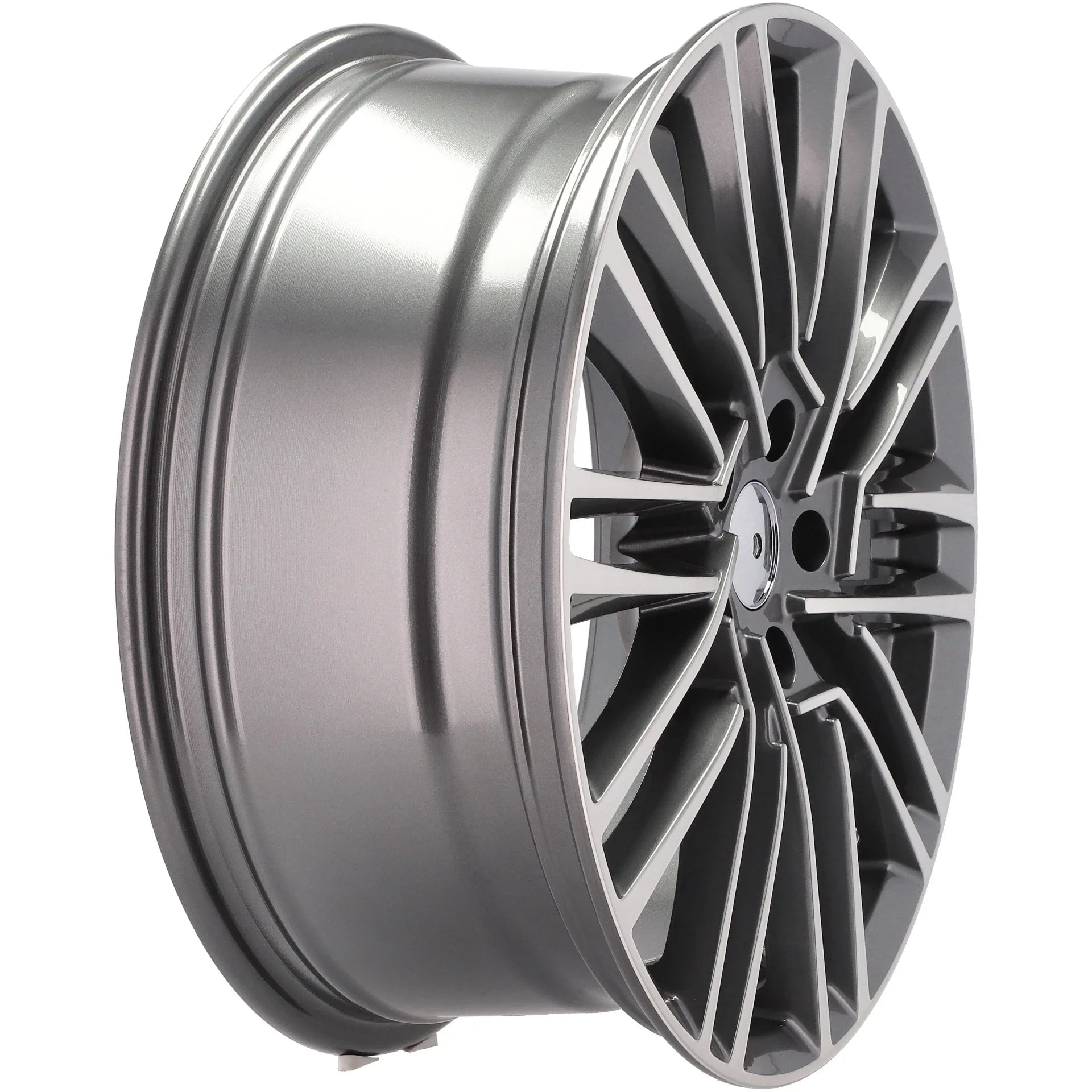 Alu kola pro Škoda Y1191 7.5x18 5x112 ET48 57.1 Grey Polished | Wheelsup.cz