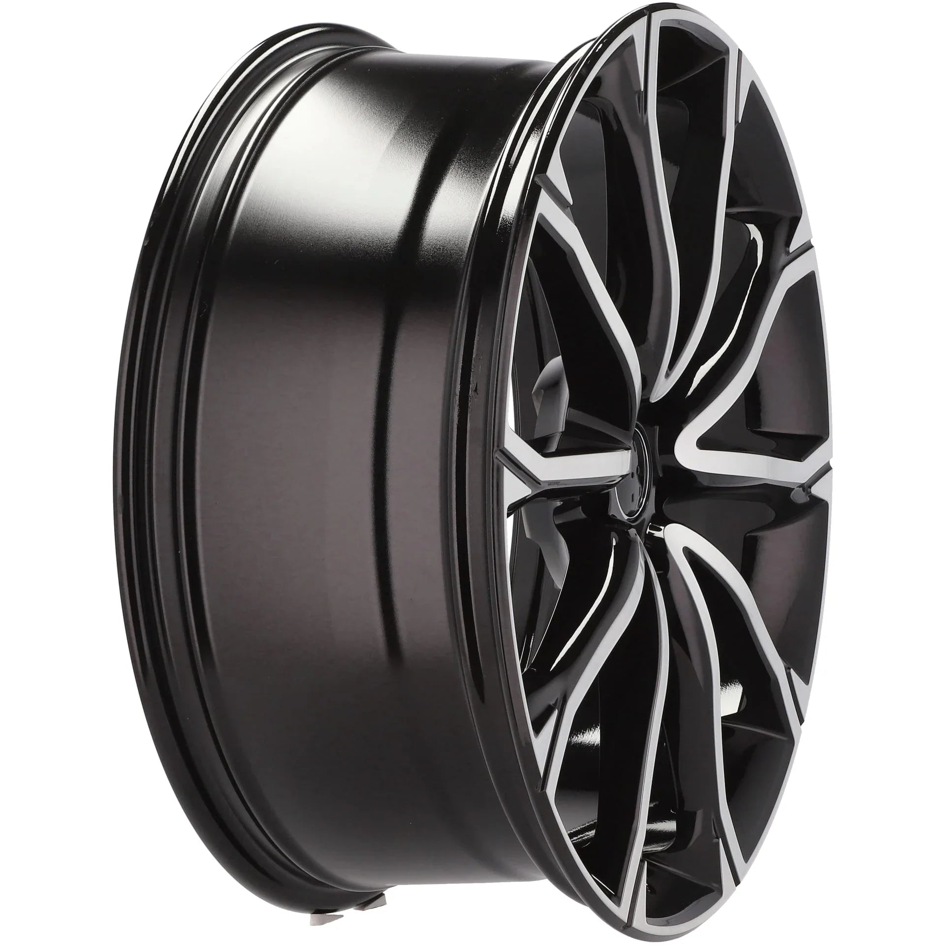 Alu kola pro Audi Y1197 8.5x21 5x112 ET38 66.6 Black Polished | Wheelsup.cz