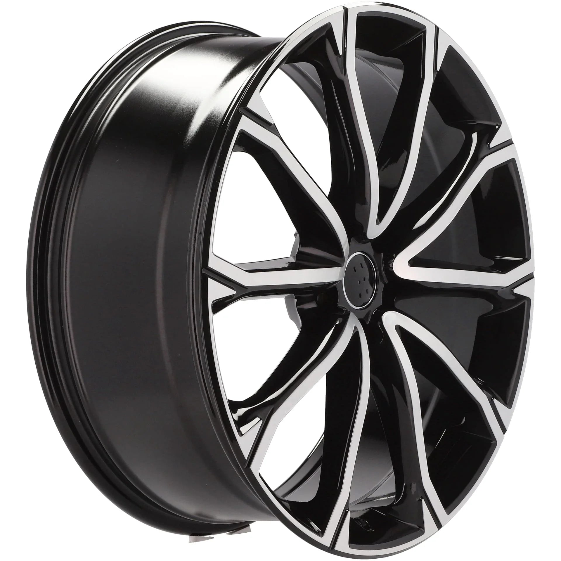Alu kola pro Audi Y1197 8.5x21 5x112 ET38 66.6 Black Polished | Wheelsup.cz