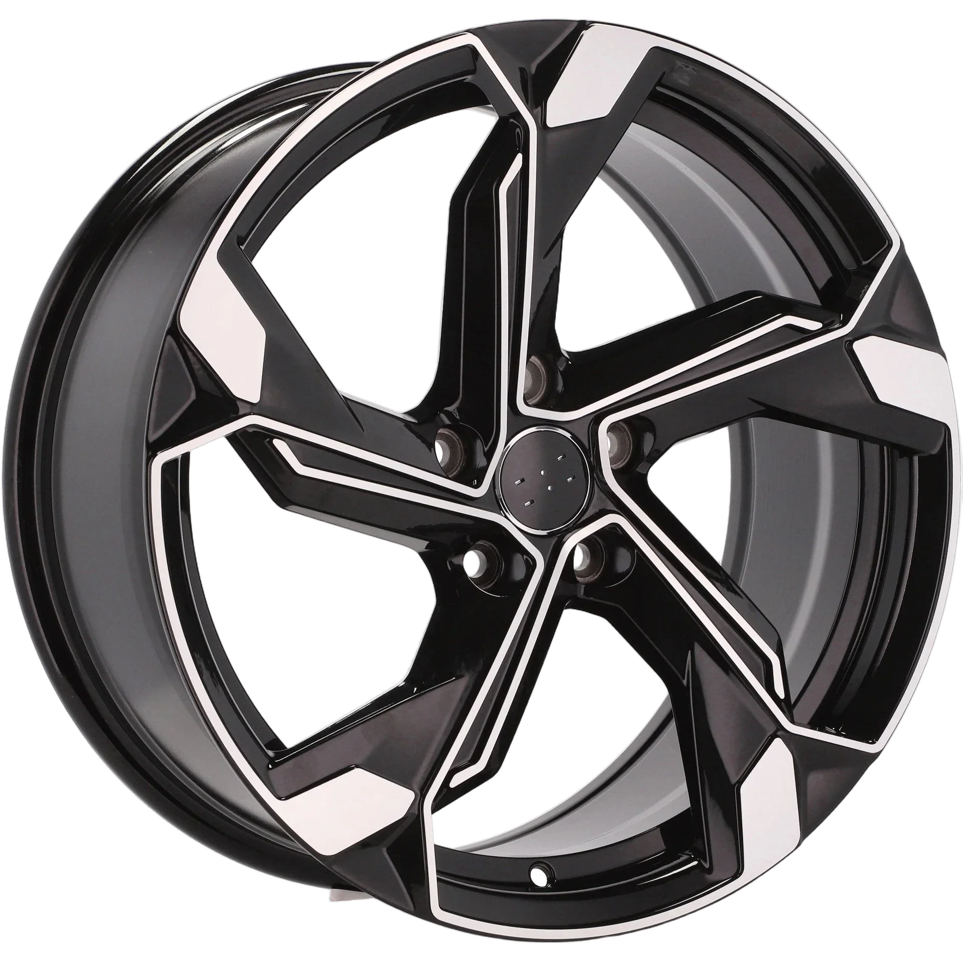 Alu kola pro Audi Y1201 10x22 5x112 ET21 66.6 Black Polished | Wheelsup.cz