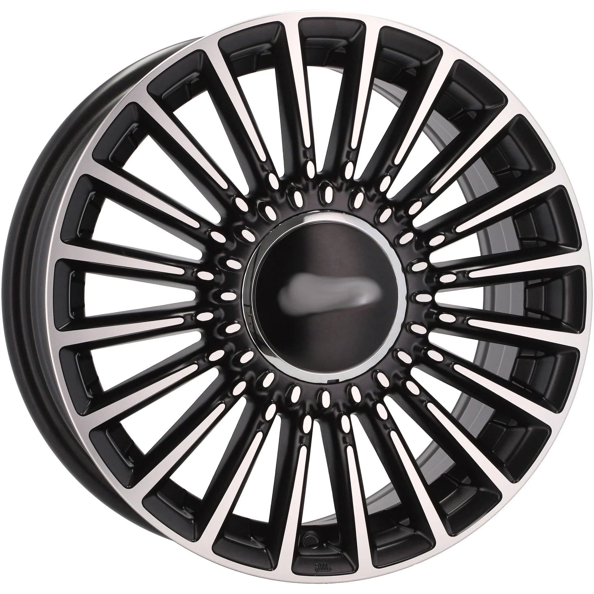 Alu kola pro Fiat Y1210 6.5x16 4x98 ET35 Black Polished Half Matt | Wheelsup.cz